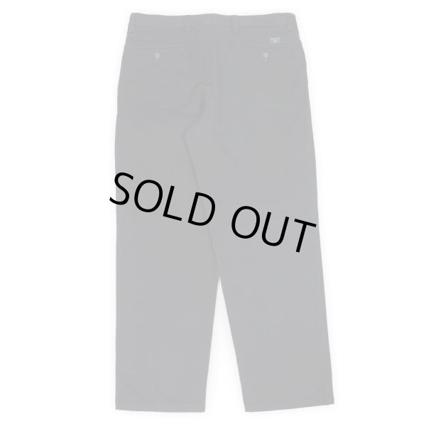 画像2: Early 00's DOCKERS 2タック チノトラウザー "BLACK / W34 L30" (2)