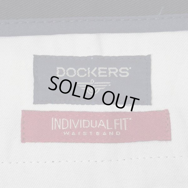 画像3: Early 00's DOCKERS 2タック チノトラウザー "BLACK / W34 L30" (3)