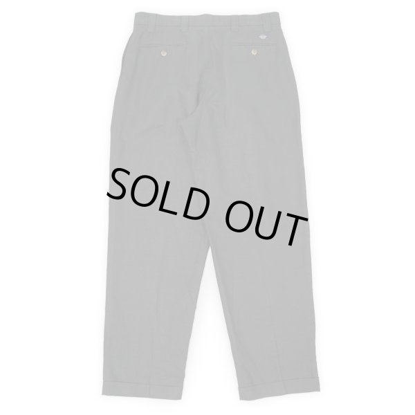 画像2: 90's DOCKERS 2タック コットンリネントラウザー "BLACK / W32 L32" (2)