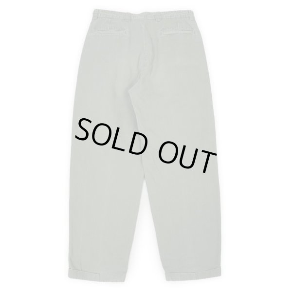 画像2: 90's OLD GAP 2タック チノトラウザー "W32 L30" (2)