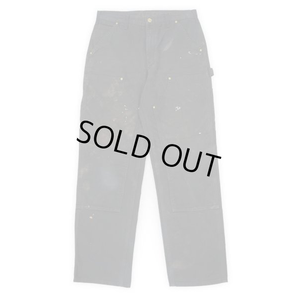 画像1: 00's Carhartt ダブルニー ダックペインターパンツ "B136 BLK" (1)