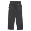 画像2: 00's Carhartt ダブルニー ダックペインターパンツ "B136 BLK" (2)