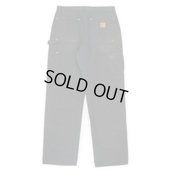 画像2: 00's Carhartt ダブルニー ダックペインターパンツ "B136 BLK" (2)