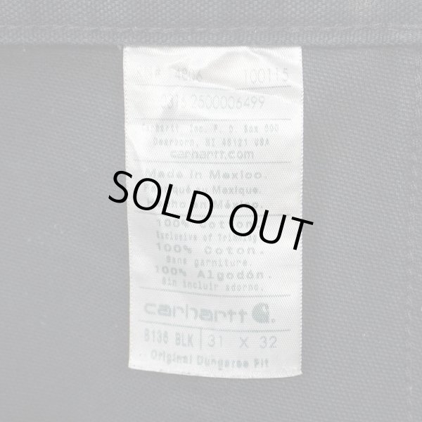 画像4: 00's Carhartt ダブルニー ダックペインターパンツ "B136 BLK" (4)