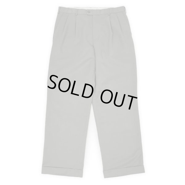 画像1: 00's DOCKERS 2タック ポリエステルトラウザー "OLIVE / W34 L30" (1)