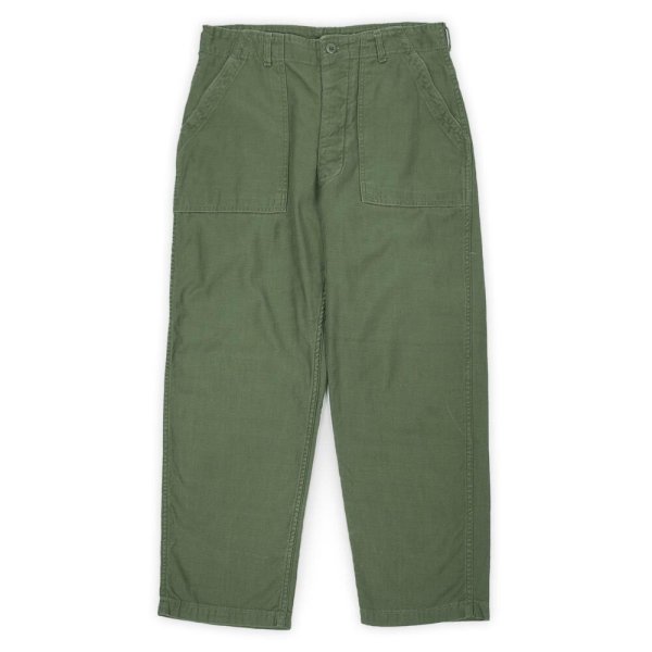 画像1: Early 70's US.ARMY コットンサテン ベイカーパンツ "W34 L29" (1)