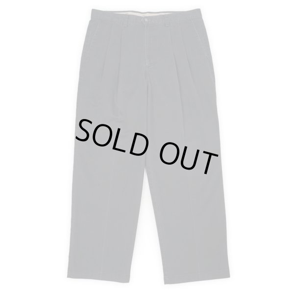 画像1: Late 90's DOCKERS 2タック チノトラウザー "BLACK / W34 L29" (1)