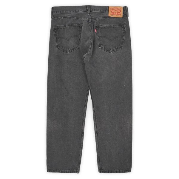 画像2: 00's Levi's 505 ブラックデニムパンツ "W34 L30" (2)