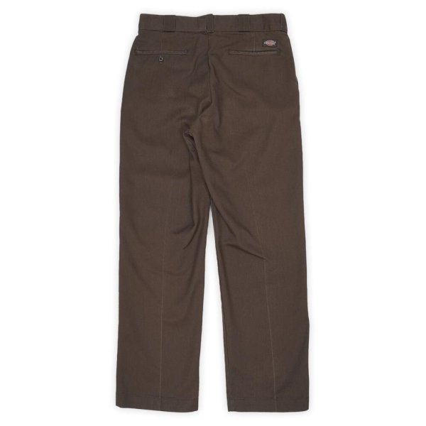 画像2: 90's Dickies 874 ワークパンツ "MADE IN USA / BROWN / W32 L32" (2)