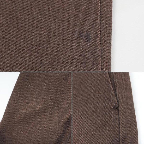 画像5: 90's Dickies 874 ワークパンツ "MADE IN USA / BROWN / W32 L32" (5)
