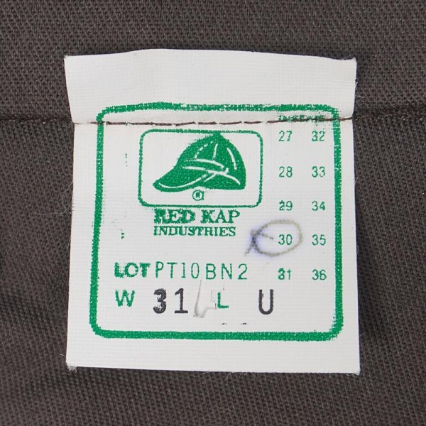 画像3: 90's RED KAP ワークパンツ "MADE IN USA / W31 L30 / DEADSTOCK" (3)
