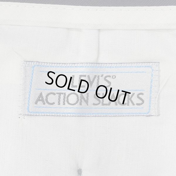 画像3: 90's Levi's アクションスラックス "MADE IN USA / NAVY / W34 L34" (3)