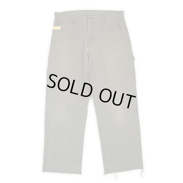 画像1: 00's Dickies ダックペインターパンツ "MOS GREEN / W35 L29相当" (1)