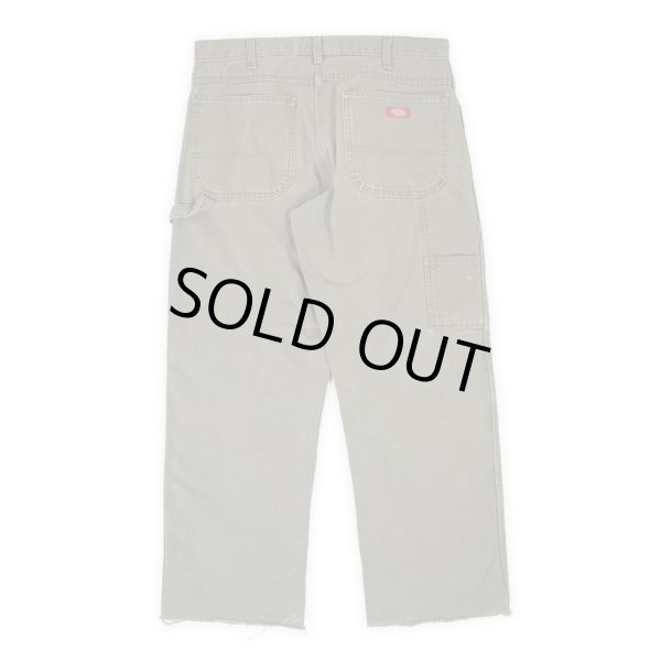 画像2: 00's Dickies ダックペインターパンツ "MOS GREEN / W35 L29相当" (2)