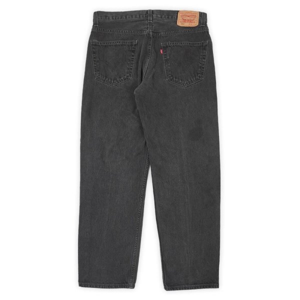 画像2: Early 00's Levi's 550 ブラックデニムパンツ "W34 L30" (2)