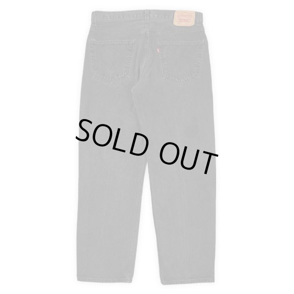 画像2: Early 00's Levi's 550 ブラックデニムパンツ "W34 L30" (2)