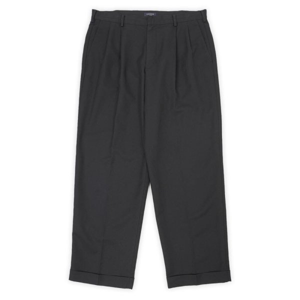 画像1: 00's DOCKERS 2タック スラックス "W34 L30 / BLACK" (1)