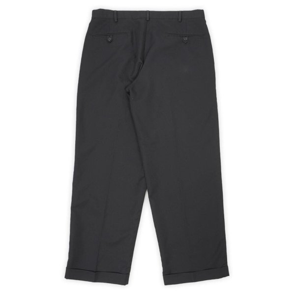 画像2: 00's DOCKERS 2タック スラックス "W34 L30 / BLACK" (2)