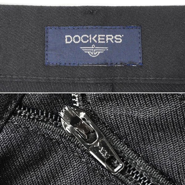 画像4: 00's DOCKERS 2タック スラックス "W34 L30 / BLACK" (4)