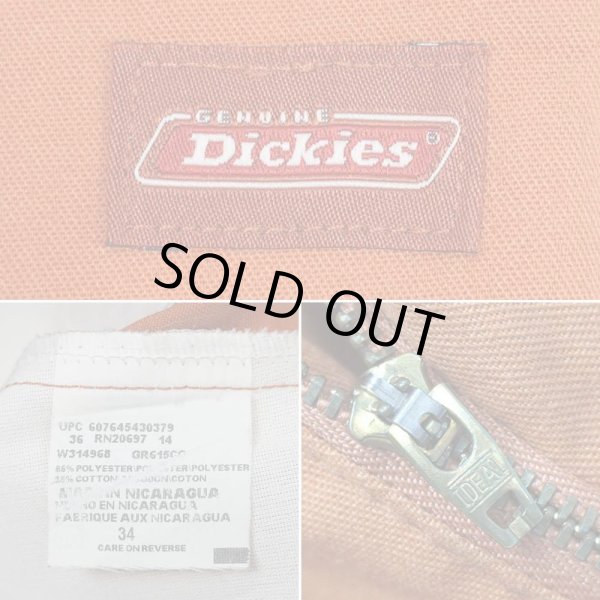 画像3: 00's Dickies ワークショーツ "ORANGE" (3)