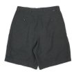画像2: Early 00's DOCKERS 2タック コットンリネンショーツ "BLACK" (2)