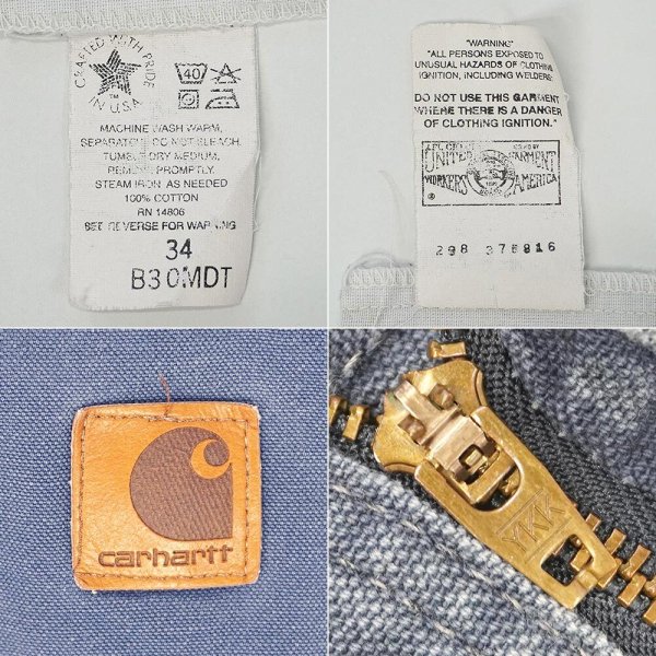 画像3: 90's Carhartt ダックペインターショーツ "B30 MDT / MADE IN USA" (3)