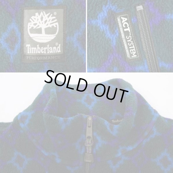 画像4: 90's Timberland 総柄 フリースジャケット “MADE IN USA” (4)