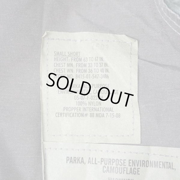 画像3: 00's USAF APECS ABU GORE-TEX PARKA "DEADSTOCK / SMALL-SHORT" (3)