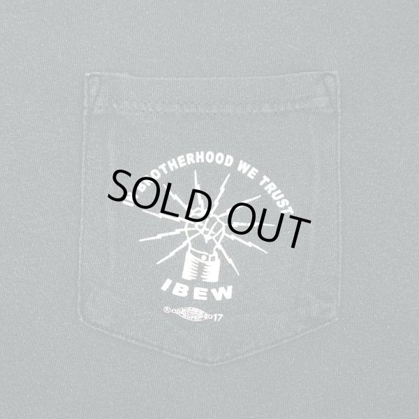 画像3: 90's IBEW ポケットTシャツ "MADE IN USA" (3)