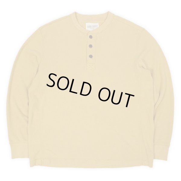 画像1: 00's Eddie Bauer ヘンリーネック サーマルカットソー (1)