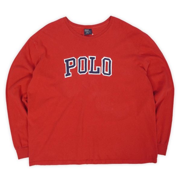 画像1: 90's Polo Ralph Lauren L/S ロゴプリントTシャツ (1)