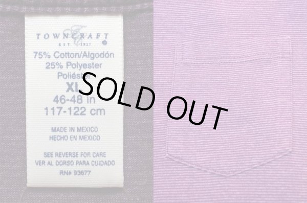 画像3: 90's Town Craft ボーダー柄 ポケットTシャツ (3)