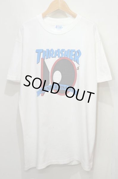 画像1: 90's THRASHER プリント Tシャツ “10th ANNIVERSARY” (1)