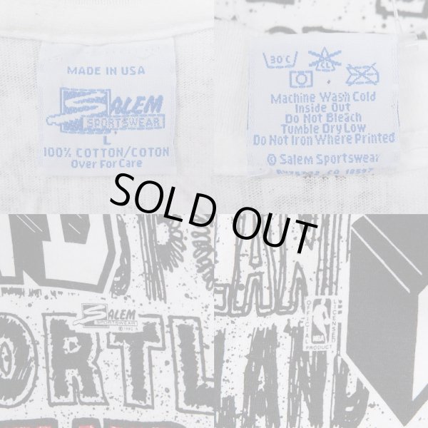 画像3: 90's PORTLAND TRAIL BLAZERS オールオーバープリントTシャツ “DEADSTOCK / MADE IN USA” (3)