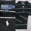 画像2: 90's Polo Ralph Lauren ボーダー柄 ポロシャツ (2)