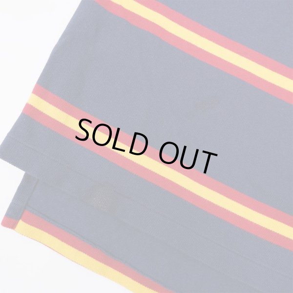 画像3: 90's Polo Ralph Lauren マルチボーダー柄 L/S ポロシャツ (3)