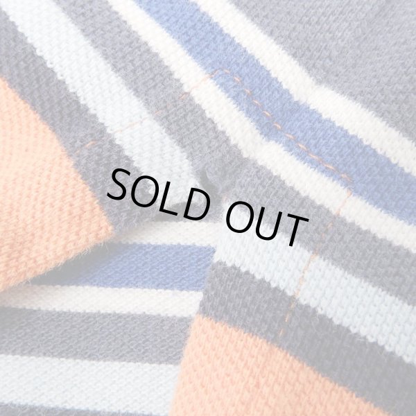 画像3: 90's Polo Ralph Lauren マルチボーダー柄 ポロシャツ (3)