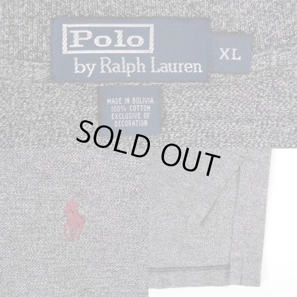 画像2: 00's Polo Ralph Lauren ポロシャツ "HEATHER GRAY" (2)
