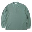 画像1: 00's LACOSTE L/S ポロシャツ "DESIGNED IN FRANCE / GREEN" (1)