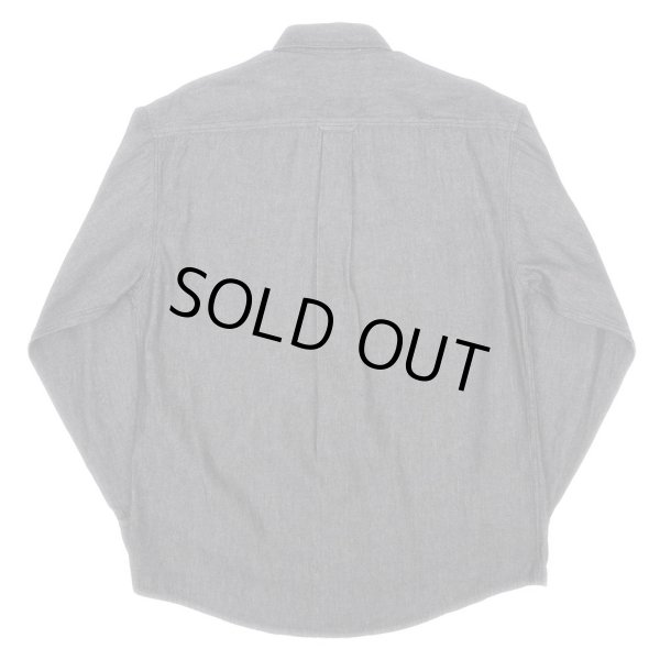 画像2: 90's HIGH SERRA 先染めブラックデニム ボタンダウンシャツ "DEADSTOCK" (2)