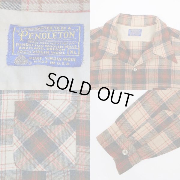 画像3: 70's Pendleton オープンカラー ウールシャツ "MADE IN USA" (3)