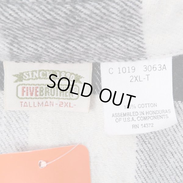 画像3: 90's FIVE BROTHER ヘビーネルシャツ "2XL-TALL" (3)