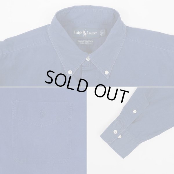 画像4: 90's Polo Ralph Lauren ボタンダウンシャツ "BIG BUTTONDOWN" (4)
