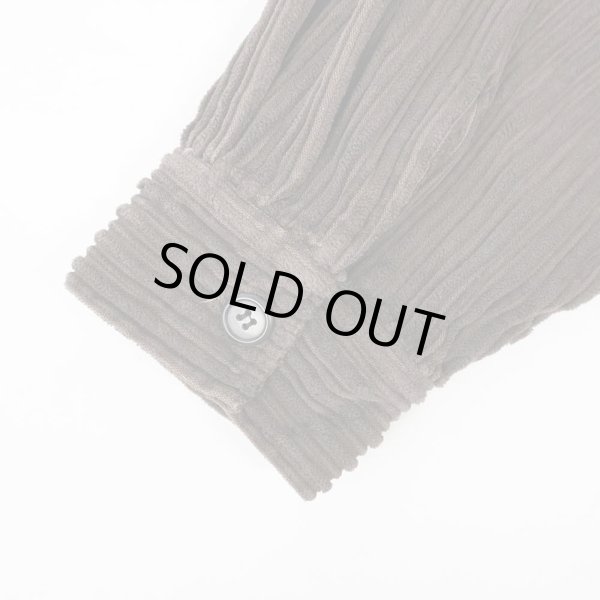 画像5: 90's LE COLLEZIONI POSITANO フルジップ 太畝コーデュロイシャツ (5)