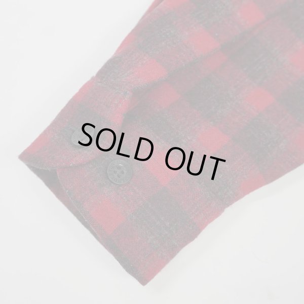 画像4: 00's Pendleton オープンカラー ウールシャツ "Ombre Plaid" (4)