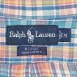 画像2: 90's Polo Ralph Lauren フランネル ボタンダウンシャツ "BLAIRE / MADRAS CHECK" (2)