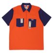 画像1: 00's BEN DAVIS S/S ハーフジップ ワークシャツ "MADE IN USA / DEADSTOCK / 2TONE" (1)
