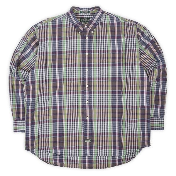 画像1: 90's DOCKERS 3点留め ボタンダウンシャツ (1)