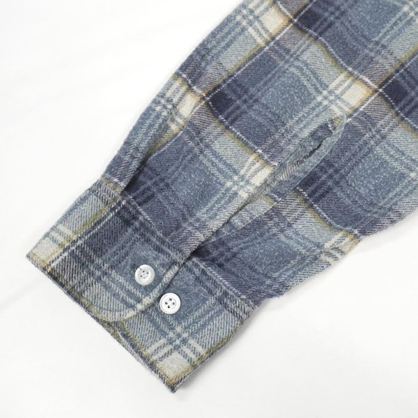 画像4: Early 90's Dickies プリントネルシャツ "Blue Plaid" (4)