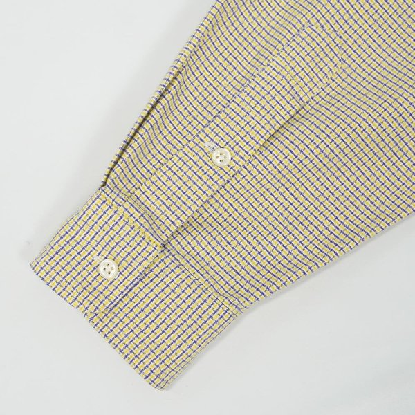 画像4: 90's Polo Ralph Lauren ボタンダウンシャツ "BLAKE / Yellow Plaid" (4)